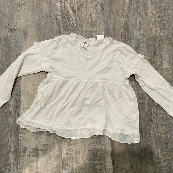 White Zara Baby top, size 3-4 years - Picture 1 of 3